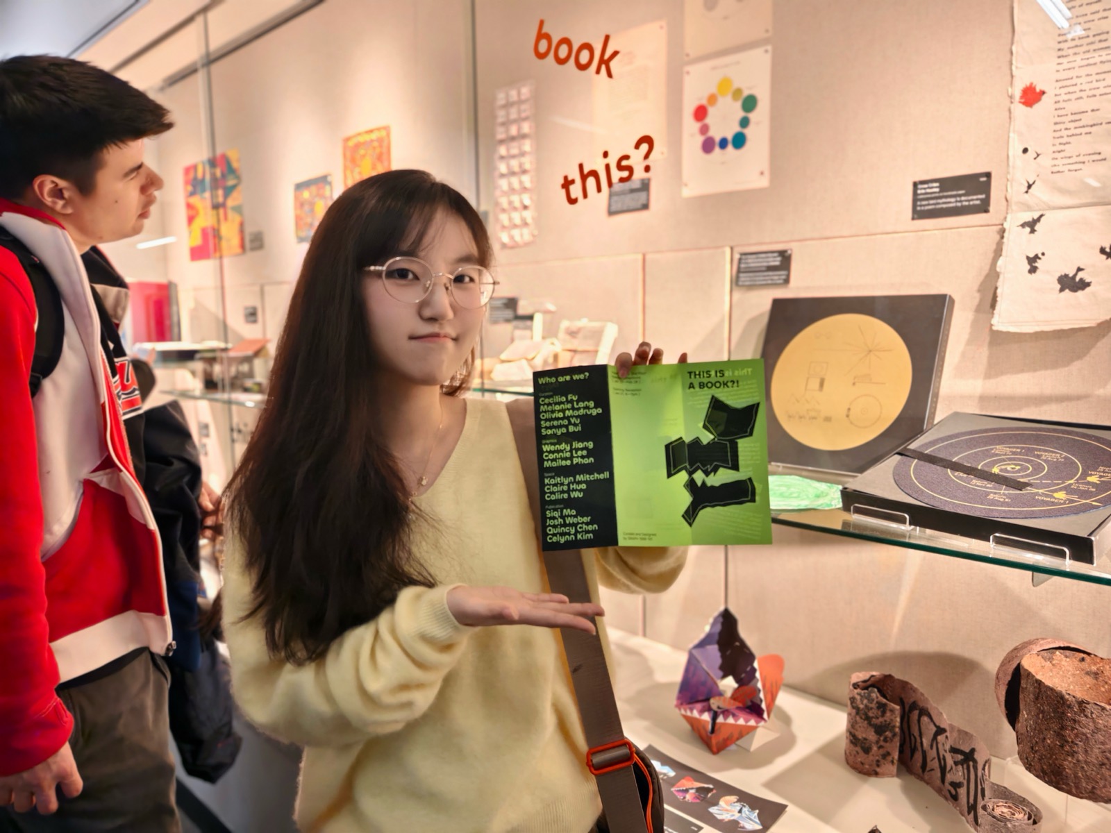 Simei Liang at the This is a book?! exhibition